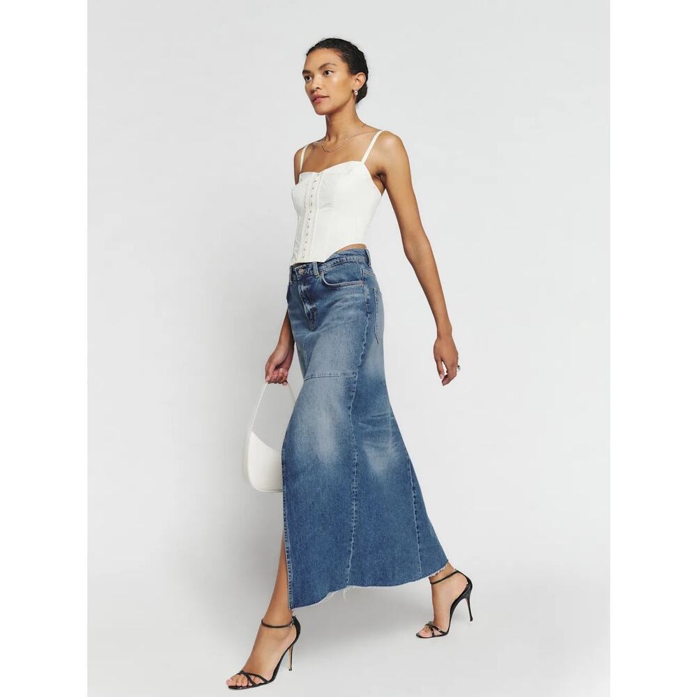 Tazz Maxi Denim Skirt size 26 NWOT - Picture 4 of 9